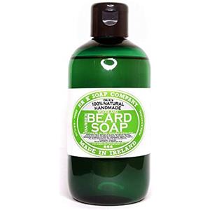DR K Soap Company Sapone per Barba Woodland Spice - 250 ml, 100% Naturale con Profumo Maschile e Oli Essenziali