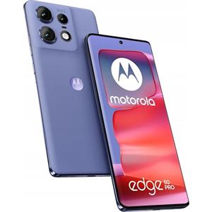 Motorola Moto Edge 50 Pro (Display 6.67''Super HD 144Hz, 50+13+10MP, 4500 mAh ricarica Turbo Power 125W, 12/512GB, Dual SIM, IP68, NFC, Android 14, caricatore da 125W ecover confezione), Luxe Lavander