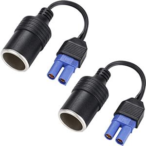 Greluma 2 pezzi Adattatore per presa accendisigari EC5 per ripetitore batteria per auto mini, avviatore di emergenza per auto mini EC5