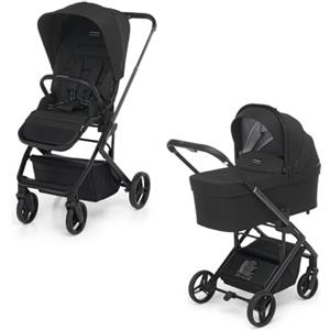 Foppapedretti Tictoc Duo passeggino+navicella, Ebony