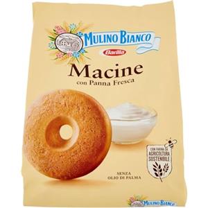 Mulino Bianco Biscotti Frollini Macine con Panna Fresca, Colazione Ricca di Gusto, 800g