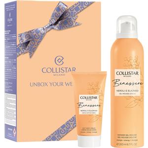 Collistar Cofanetto Regalo Benessere Neroli e Elicriso - Gel-Mousse Doccia 200ml Crema Soffice Corpo 50ml, Idratante e Illuminante