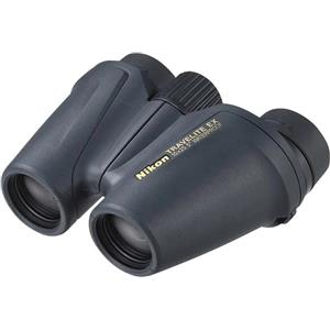 Nikon 10x25 Travelite EX Binocolo Nero - Impermeabile, Anti-Appannamento, Garanzia Nital 10 Anni