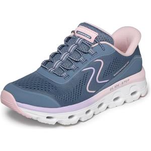 Skechers Glide-Step Sole Stivali da Trekking da Donna in Poliestere Grigio/Rosa - EUR 40