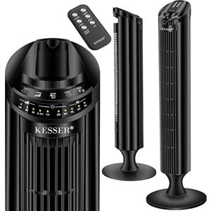 KESSER® Ventilatore a torre con TELECOMANDO - ventilatore a colonna con display a LED - ventilatore a piantana - climatizzatore