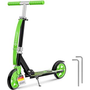 KESSER® City Scooter per Bambini, Monopattino Pieghevole Regolabile in Altezza, Scooter fino a 100 kg, Freno alla Ruota Posteriore, fino a 190 cm di Altezza, Cinghia di Trasporto inclusa