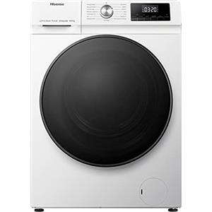 Hisense WDQA1014EVJM Lavasciuga 10 Kg, 1400 Rpm, 15 Programmi Automatici, Vapore, Motore Inverter, Classe Efficienza Energetica D, Display Led, Programma Rapido, Standard, Classe D, Grigio