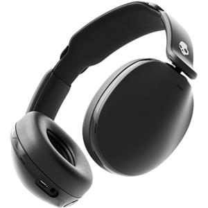 Skullcandy Hesh 360 Cuffie Wireless Over-Ear con Bluetooth, Fino a 100 Ore di Autonomia, Tecnologia Fonoisolante, Design Comprimibile e Richiudibile, Microfono Compatibile con iPhone e Android - Nero