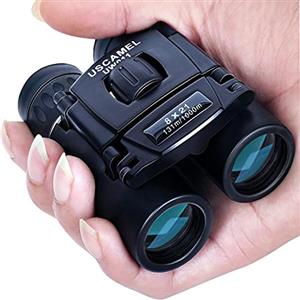 USCAMEL Binocolo Professionale Compatto, 8x21 Mini Binocolo, Alta Potenza Alta Definizione per Bird Watching, Escursionismo, Campeggio Caccia, Viaggio, Sportivi, Concerti