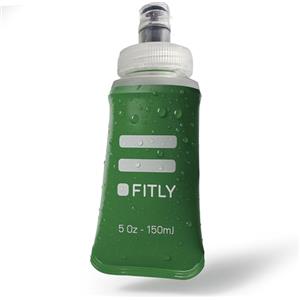 FITLY Flask 150 ml Forest Green - Borraccia Morbida - Borraccia Sportiva Ideale Per Corsa - Sport all'Aria Aperta Bottiglia di Idratazione dell'Acqua Boccetta Morbida - Per Zaino Idratazione