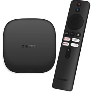 Xiaomi Mi TV Box S 3rd Gen, 2GB RAM + 32GB ROM, Wi-FI 6, Streaming 4K Ultra HD, Bluetooth, Soporta Google TV, Nero