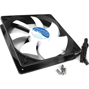 AABCOOLING Super Silent Fan 12 PWM - Una Silenziosa e Molto Efficiente 120mm Ventola per Case PC, CPU Processore, Ventilatore 12V, Regolazione Ventole PC, 12cm, 4 Pin Ventola Aspirazione 10-19 Db(A)