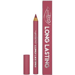 PuroBio Matitone Labbra Long Lasting 015L Rosa Caldo - Idrata e Colora in Una Sola Passata