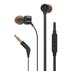 JBL T110BLK AURICOLARE IN-EAR MICROFONO FLAT NERO