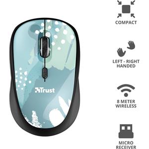 TRUST 24442 YVI WIRELESS MOUSE BLU BRUSH