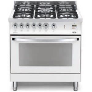 Lofra PBPG86MFT/C Cucina Gas 5 Fornelli con Forno Elettrico 94L Bianco