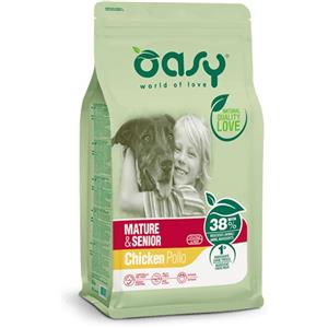 Oasy MATURE & SENIOR per cani al pollo 12 Kg Prezzo x 2 unità