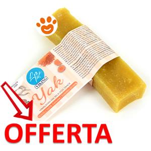 LeoPet Snack al Latte di Yak dell'Himalaya - 100% Naturale, 30-50g, Ideale per Cani di Piccola Taglia