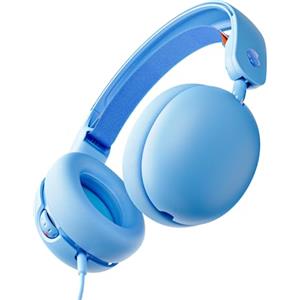 Skullcandy Grom Cuffie Over-Ear per Bambini, con Controllo del Volume, Porta Share Audio, Microfono, Compatibili con Dispositivi Bluetooth e Computer - Blu