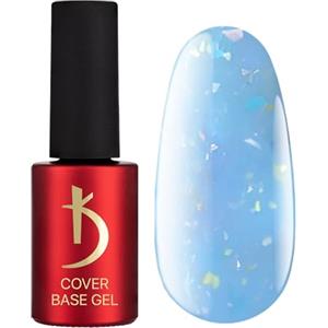 Kodi Professional Smalto Semipermanente - Blu Brilliante Fiocchi Camuffato - Smalti Semipermanenti per Unghie Gel -7ml- Base Gel Cover Blue Flakes - Base Coat
