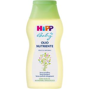 HiPP Olio da Massaggio Nutriente 200 ml - Olio di Mandorle Biologiche, Delicato per la Pelle del Bambino e Adatto in Gravidanza