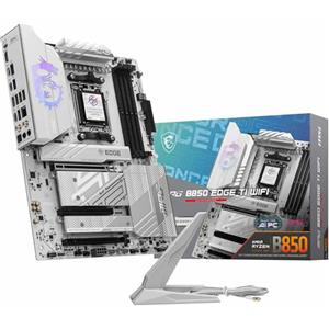 MSI MPG B850 EDGE TI WIFI, Scheda Madre ATX - Supporta i processori AMD Ryzen 9000/8000 / 7000, AM5 - VRM 80A SPS, Memory Boost DDR5 (8400+MT/s OC), PCIe 5.0 x16, M.2 Gen5, Wi-Fi 7, 5G LAN