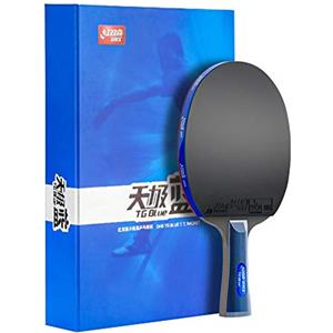 WFENG Racchetta da Ping Pong Competitiva, Mazza da Ping Pong Professionale, Tennis da Tavolo Racket da Attacco e Difesa/Come mostrato/lungo manico