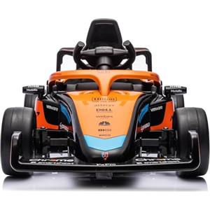 Mondial Toys Macchina Elettrica per Bambini McLaren F1 da corsa 12v Sedile ergonomico Full Optional - Auto Elettrica Formula 1 per Bambini con Telecomando