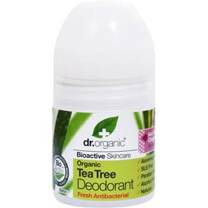 DR. ORGANIC GROUP LIMITED LTD Bioactive Skincare - Deodorante Puro al Tea Tree 50ml - Protezione Naturale e Freschezza Duratura