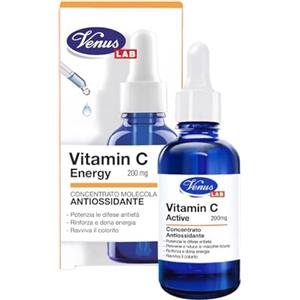 KELEMATA Srl VENUS - Siero Viso Antiossidante con Vitamina C Stabilizzata, 30 ml