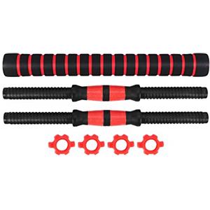 NIZEAMI Sollevamento Bilanciere Regolabile Set di Pesi Manubri - 2 Barre da 15,74 Pollici e 1 da 15,74 Pollici per La Palestra