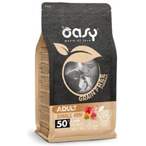 Oasy GRAIN FREE ADULT SMALL MINI AGNELLO 2,5 Kg Prezzo x 2 unità