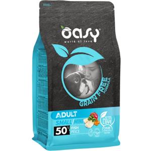 Oasy Grain-Free Adult Small/Mini al Pesce - Crocchette Cani, 2,5 kg