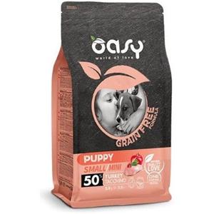 Oasy GRAIN FREE PUPPY SMALL MINI TACCHINO 2,5 Kg Prezzo x 2 unità