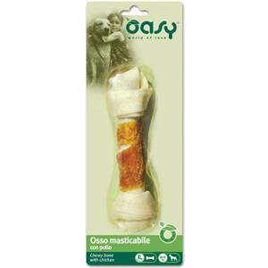 Oasy Snack Per Cani OSSO masticabile con pollo Tg XL Blister 98 gr