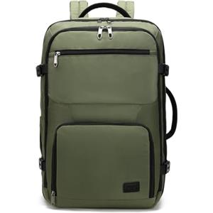 KONO Zaino da cabina Kono 55 cm x 35 cm x 20 cm, bagaglio a mano, Marrone, L