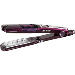 BaBylissPRO BaByliss ST395E I-Pro 230 Piastra in Titanium-Ceramic con Funzione Vapore, Idrata I Capelli, Alette liscianti retrattili, Funzione Ionica anti-crespo, 5 Temperature, Viola