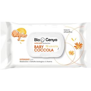 Biogenya Baby Coccola - 72 Salviette Detergenti Ultra Soffici con Bisabololo ed Estratto di Avena per Neonati e Bambini