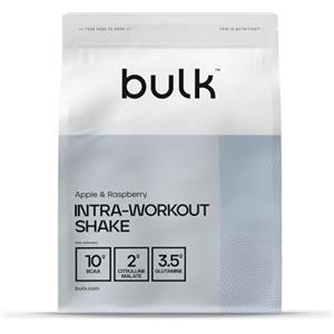 Bulk Complete Intra-Workout, BCAA, Apple and Raspberry, 500 g, Packaging May Vary, Mela & Lampone, 25 Porzioni