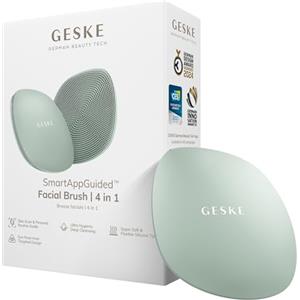 GESKE | Spazzola per il viso SmartAppGuided™ 4 in 1 | Spazzola per la pulizia del viso | Spazzola morbida in silicone | Pulizia del viso professionale | Pulizia della pelle