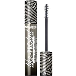 Deborah Milano - Mascara Like a PRO Tint, Mascara Allungante e Volumizzante con Tinta Ciglia Semipermanente, Formula con Attivi che Scuriscono le Ciglia Progressivamente, Effetto Lash Extension, 13 ml