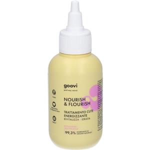 Goovi, Nourish and Flourish, Trattamento Capelli Idratante ed Energizzante Senza Risciacquo, Formula con Olio Essenziale di Rosmarino e Lemongrass, Dona Lucentezza e Vitalità, Senza Siliconi, 100 ml