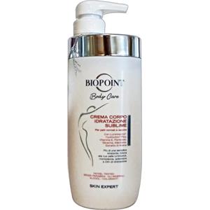 Biopoint - Crema Corpo Idratazione Rassodante, Azione Elasticizzante per tutti i tipi di Pelle, con 3% di Collagene, Dona Luminosità, Morbidezza e Idratazione fino a 72h, 500 ml