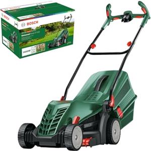 Bosch Tagliaerba/Tosaerba a filo UniversalRotak 37-555 (motore da 1.400 W, larghezza di taglio: 37 cm, cesto raccoglierba da 40 l, impugnature Ergoflex)