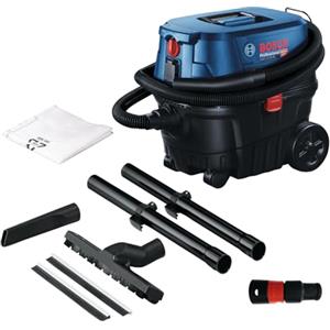 Bosch Professional Aspiratore a umido/a secco GAS 12-25 PL (motore da 1.250 W, portata di 65 l/s, depressione di 200 mbar, incl. filtro HEPA, bocchetta a lancia)
