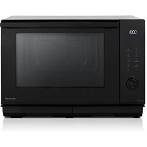 Panasonic NN-DS59NMETG Forno Microonde Combinato e Grill 4 in 1, Flatbed, 27 Litri, 1000W, Cottura a Due Livelli, Sensore Genius, 32 Programmi Automatici, Vassoio Grill, Pulizia Facile, Nero