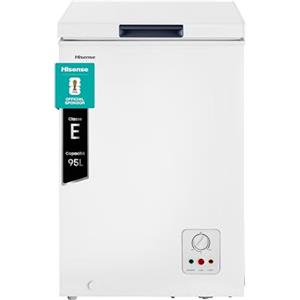 Hisense MCF95E Congelatore a Pozzo 95 L di capacità, Silenzioso 40 dB, Bianco, 54.6 x 47.9 x 85.4 cm
