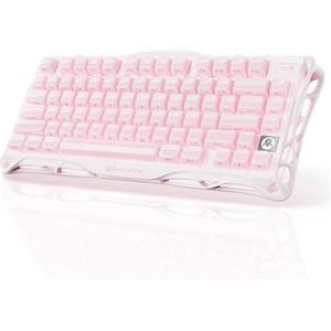 GravaStar - Tastiera Mercurio K1 75% wireless, meccanica da gioco, design esoscheletro in lega di alluminio, scheda tastiera personalizzata