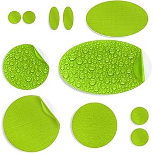 aZengear Toppe di Riparazione per Piumini, autoadesive, morbide, Impermeabili, Resistenti agli Strappi in Tessuto di Nylon per Fissare i Fori nei Vestiti, nei Sacchi a Pelo (11 Pezzi, Verde)