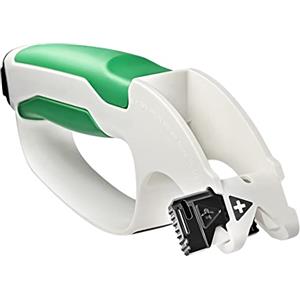 GRÜNTEK Affilatore Affilacoltelli Professionali per Cesoie da Giardino, Scalpelli, Forbici e Coltelli da cucina e Sartoria. Con 7 Cartucce Intercambiabili